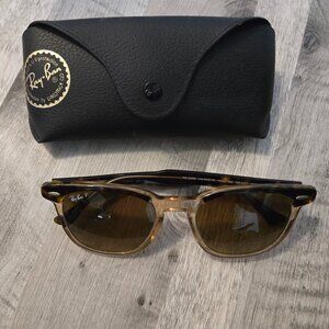 Ray-Ban Sunglasses Hawkeye RB 2298 1292/M2 Polished Havana On Transparent Brown